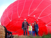 Семейный полет на воздушном шаре!