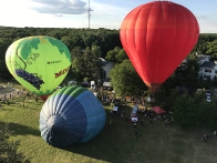 Общий старт воздушных шаров на фестивале «Aerobis Balloon Fiesta"