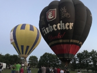 Общий старт воздушных шаров на фестивале «Aerobis Balloon Fiesta"