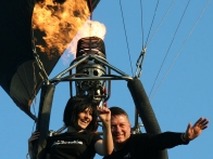 Полет на воздушном шаре - это романтическое путешествие!