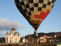 Полет на воздушном шаре в окрестностях Львова