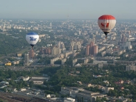 Воздушные шары над Киевом