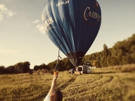Свадебный полет на воздушном шаре