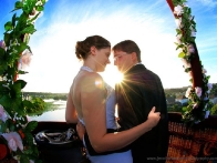 Полёт жениха и невесты на воздушном шаре