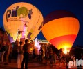 Ночное свечение воздушных шаров на Михайловской площади